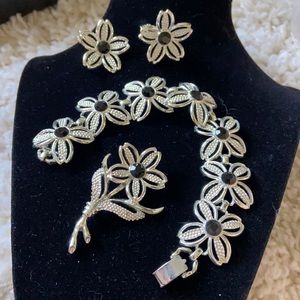 Vintage Sarah Coventry Bracelet and Earrings